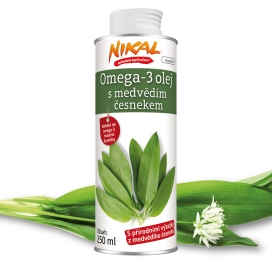 Omega-3 olej s medvědím česnekem