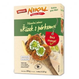 Pikantní pánev Řízek s pórkem