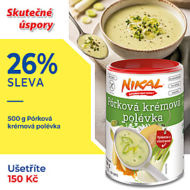 Pórková krémová polévka