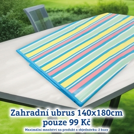 Zahradní ubrus 140 x 180 cm