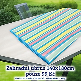 Zahradní ubrus 140 x 180 cm