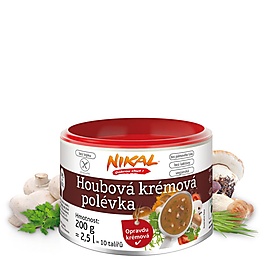 Houbová krémová polévka 