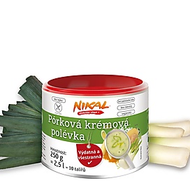 Pórková krémová polévka