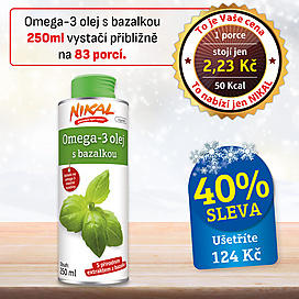 Omega-3 olej s bazalkou