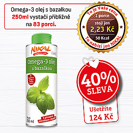 Omega-3 olej s bazalkou