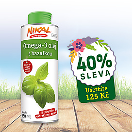 Omega-3 olej s bazalkou