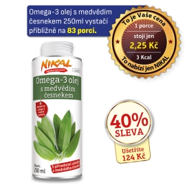 Omega-3 olej s medvědím česnekem