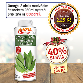 Omega-3 olej s medvědím česnekem