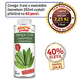 Omega-3 olej s medvědím česnekem