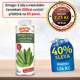 Omega-3 olej s medvědím česnekem