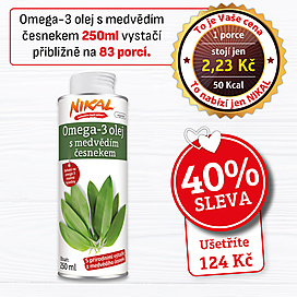 Omega-3 olej s medvědím česnekem