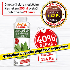Omega-3 olej s medvědím česnekem
