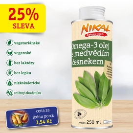 Omega-3 olej s medvědím česnekem