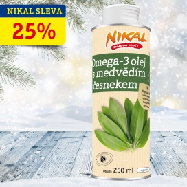 Omega-3 olej s medvědím česnekem