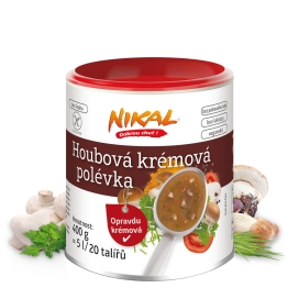 Houbová krémová polévka 