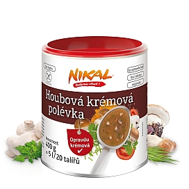 Houbová krémová polévka 