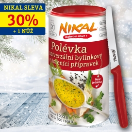 Polévka a univerzální koření 1000 g + Nůž na račata