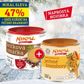 Svíčková omáčka 130 g + Směs koření na pečené brambory 100 g