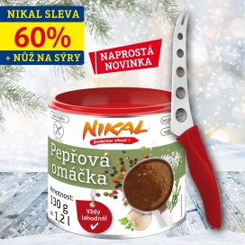 Pepřová omáčka 130 g + Nůž na sýry