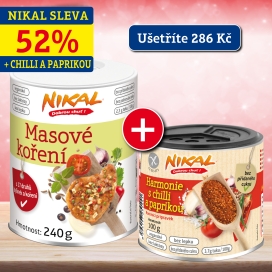 Masové koření 240 g + Harmonie s chilli a paprikou 100 g