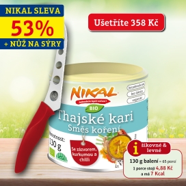 Akční balíček: Thajské kari směs koření 130 g + Nůž na sýry