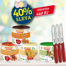 Sada BIO koření + 3x Nůž na rajčata zdarma