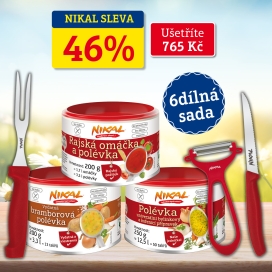 6dílná sada produktů