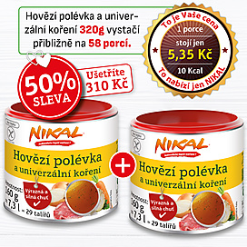 2x Hovězí polévka a univerzální koření 160 g