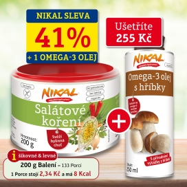 Salátové koření 200 g + Omega-3 olej s medvědím česnekem 250 ml