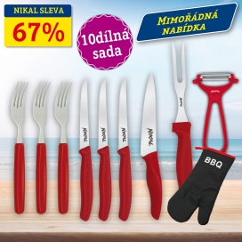 10dílná sada na grilování