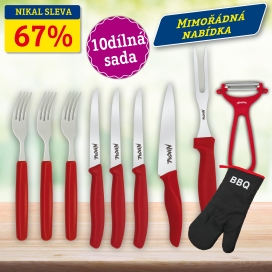 10dílná sada na grilování