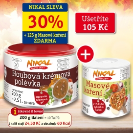 Houbová krémová polévka