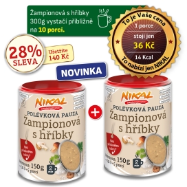 Polévková pauza - Žampionová s hříbky