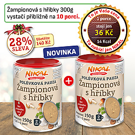 2x Polévková pauza - Žampionová s hříbky 150 g