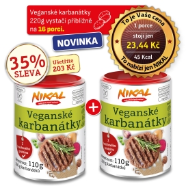 2x Veganské karbanátky 110 g