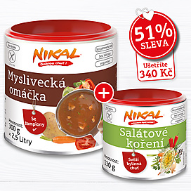 Myslivecká omáčka 300 g + Salátové koření 130 g