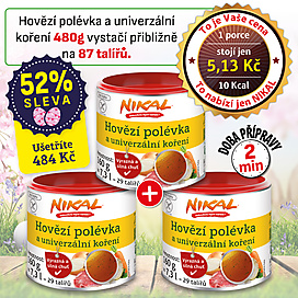 3x Hovězí polévka a univerzální koření 160 g