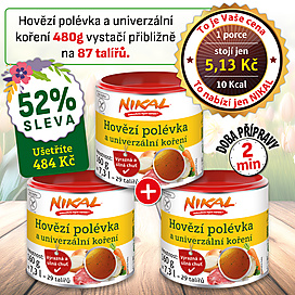 3x Hovězí polévka a univerzální koření 160 g