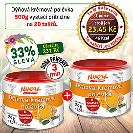 2x Dýňová krémová polévka 250 g