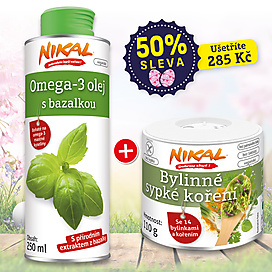 Omega-3 olej s bazalkou