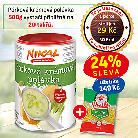 Pórková krémová polévka