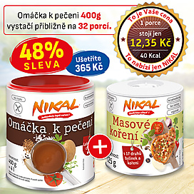 Omáčka k pečeni 400 g + Masové koření 125 g