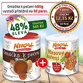Omáčka k pečeni 400 g + Masové koření 125 g