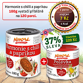 Harmonie s chilli a paprikou 180 g + Univerzální polévka 125 g 