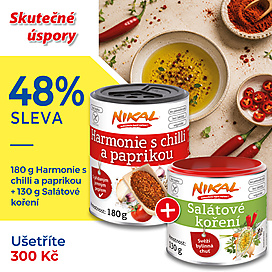 Harmonie s chilli a paprikou 180 g + Salátové koření 130 g