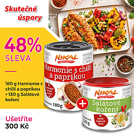 Harmonie s chilli a paprikou 180 g + Salátové koření 130 g
