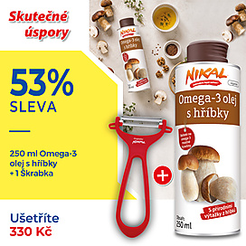 Omega-3 olej s hříbky