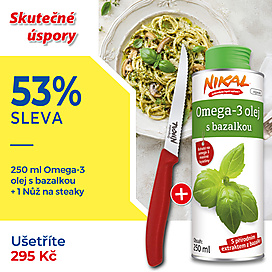 Omega-3 olej s bazalkou