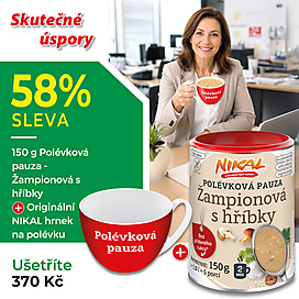 Polévková pauza - Žampionová s hříbky