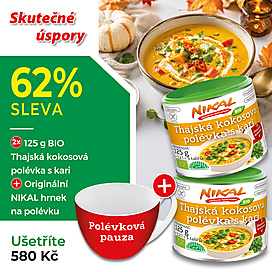 BIO Thajská kokosová polévka s kari